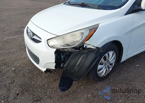 2012 Hyundai Accent Gls/Gs z USA, uszkodzony, nr VIN KMHCT4AE0CU214811